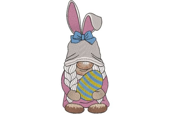 Easter Bunny Gnome Girl