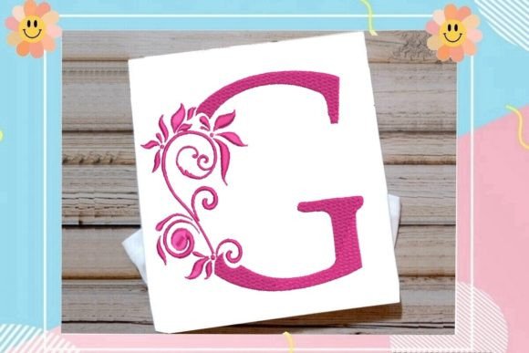 G Beautiful Monogram Letter
