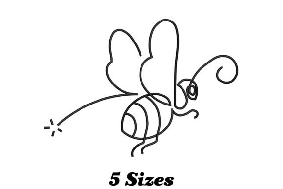 One Line Bee: A Seasonal Embroidery Design Review