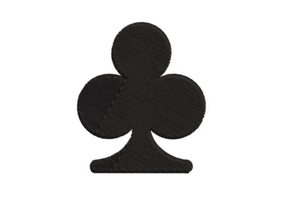 Playing Card Queen of Clubs