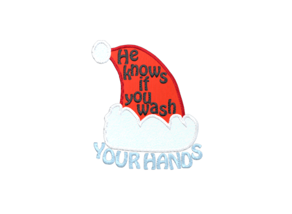 Santa Knows: A Playful, Professional Holiday Embroidery Asset