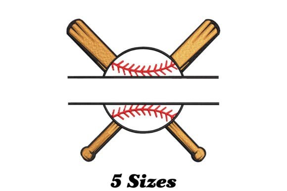 Split Baseball Name Frame