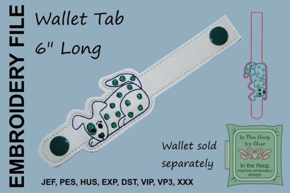 Spotted Dog Wallet Tab